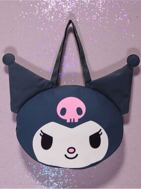 Kuromi Loungefly Sanrio Kuromi Cosplay Oversized Canvas Tote Bag NWT